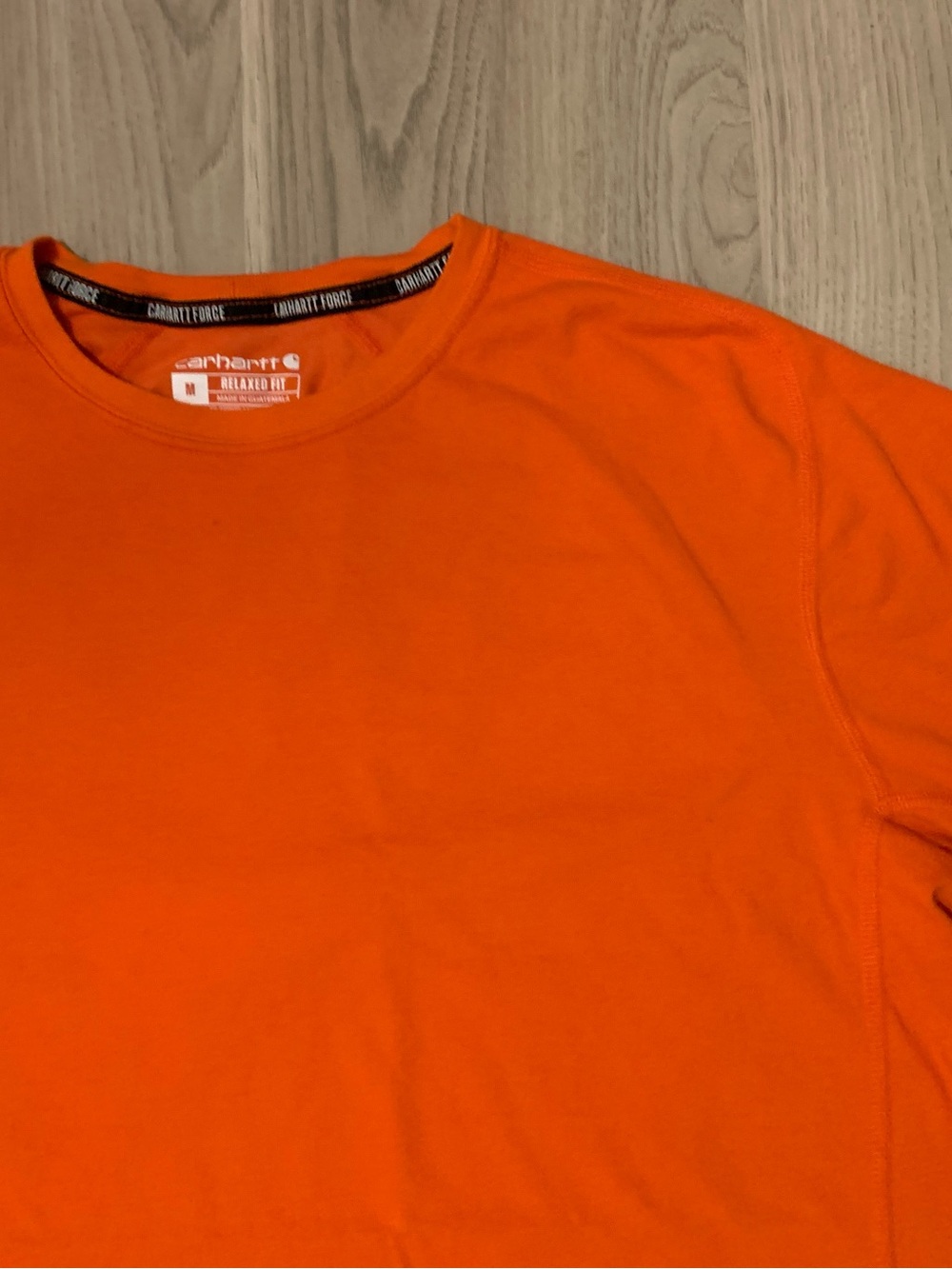 Carhartt Orange short Sleeve Crewneck Shirt